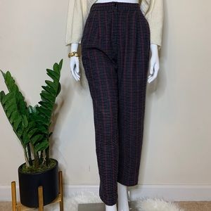 Vintage Multicolor Plaid Pants